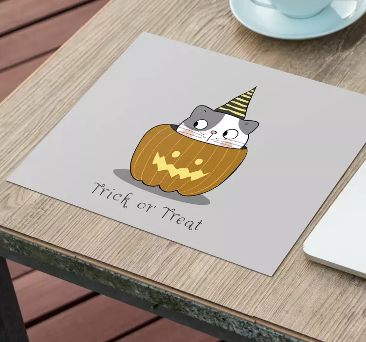 Schattig vinyl muismat van halloween - TenStickers