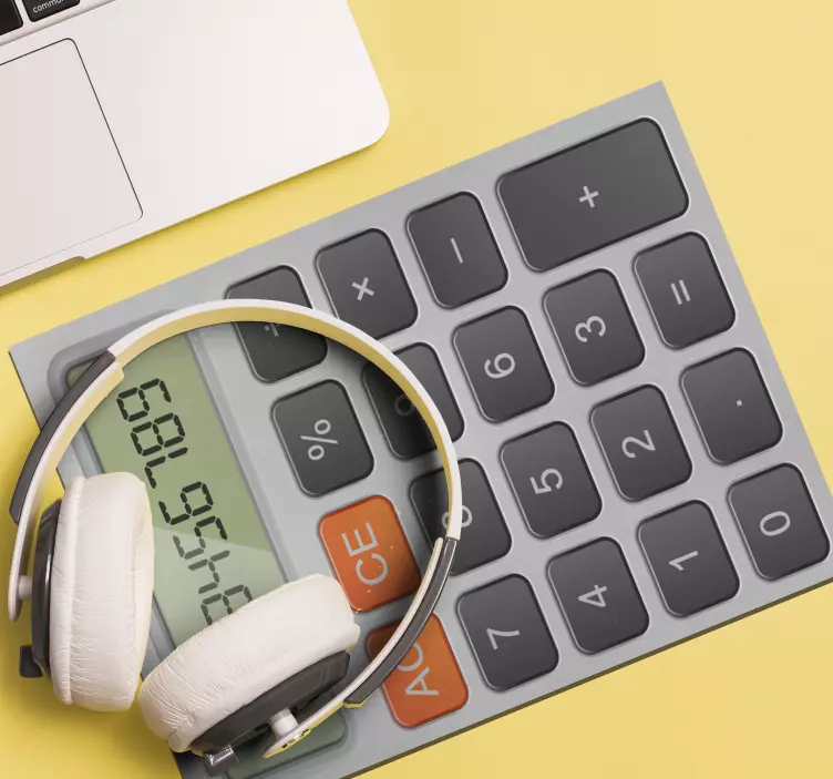 Originele muismat Rekenmachine - TenStickers