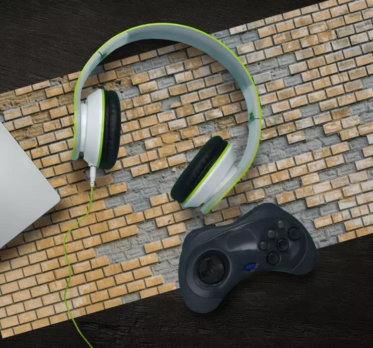 Muismat wereldkaart stedelijk patroon oppervlak - TenStickers