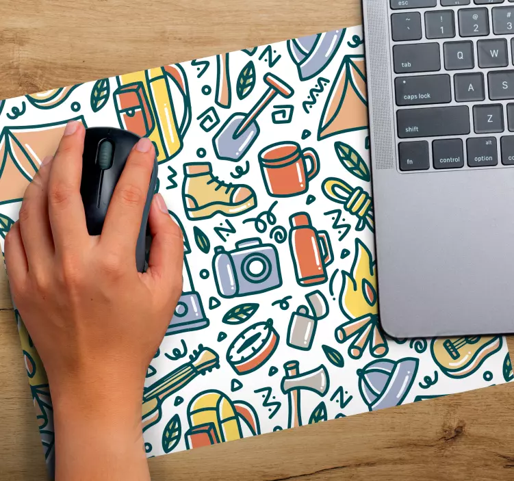 Originele muismat buitenavontuurelementen - TenStickers