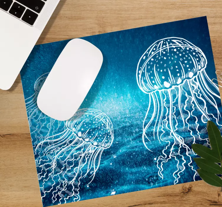 Originele muismat etherische medusa scene - TenStickers