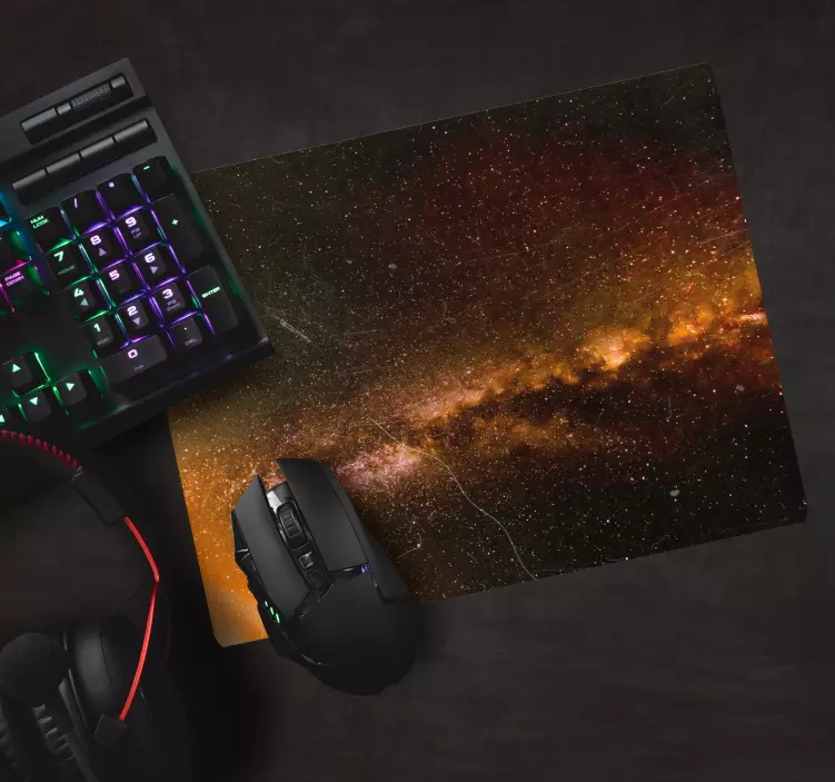 Originele muismat Kosmische regen in de ruimte - TenStickers