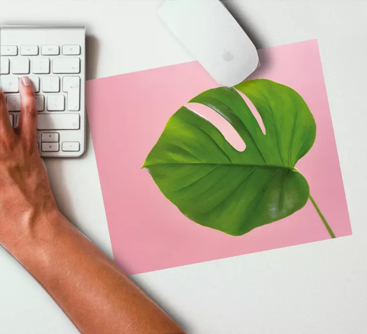 Originele muismat monstera leaf accent - TenStickers