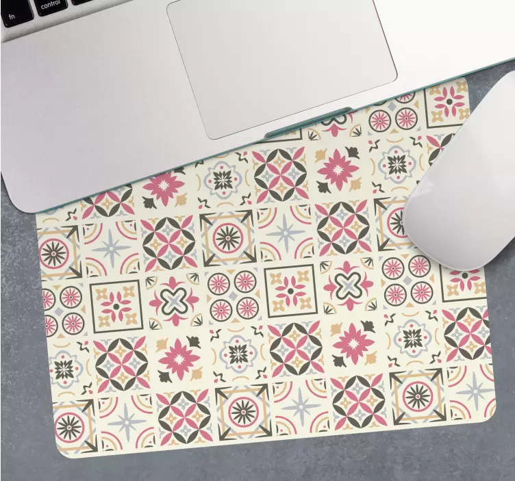 Originele muismat "nicolle" collage - TenStickers