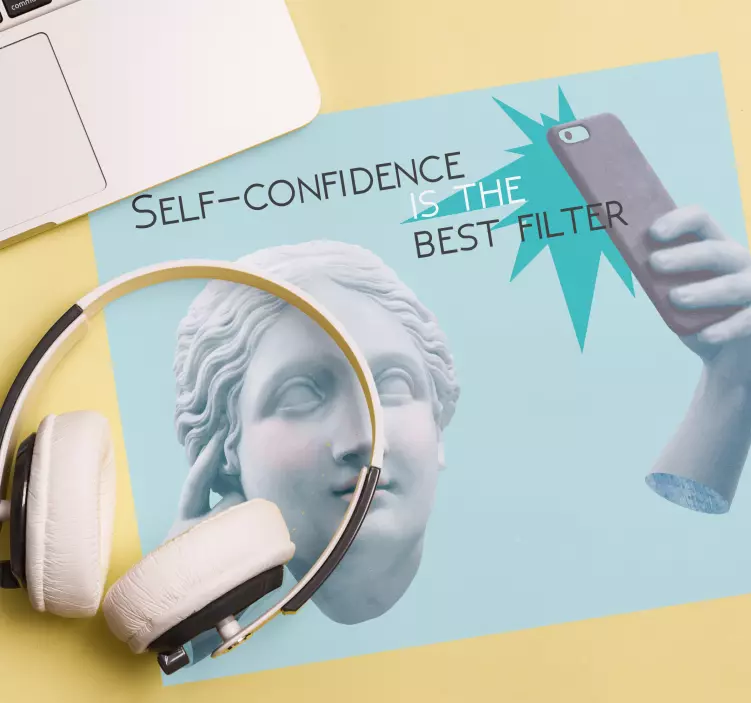 Originele muismat stijlvolle bustfilter - TenStickers