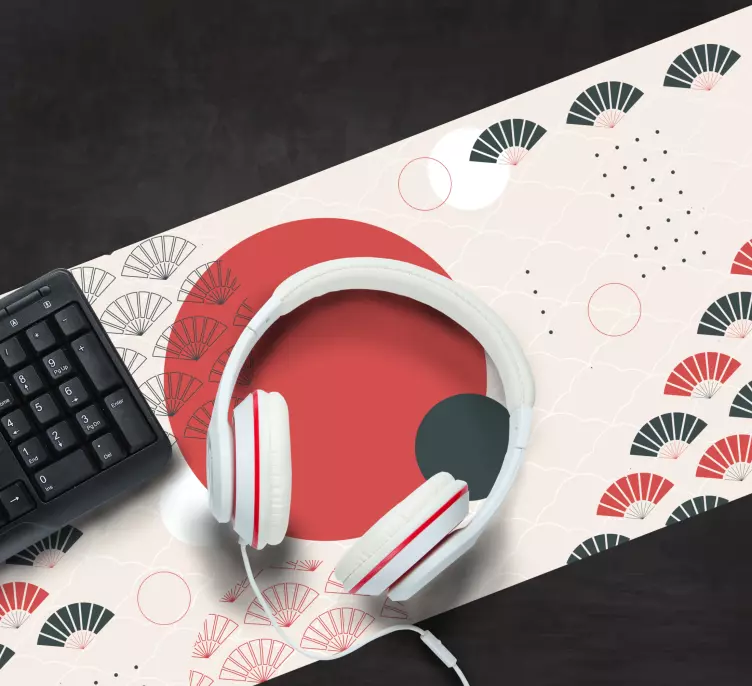 Patronen muismat abstract circulaire elementen - TenStickers