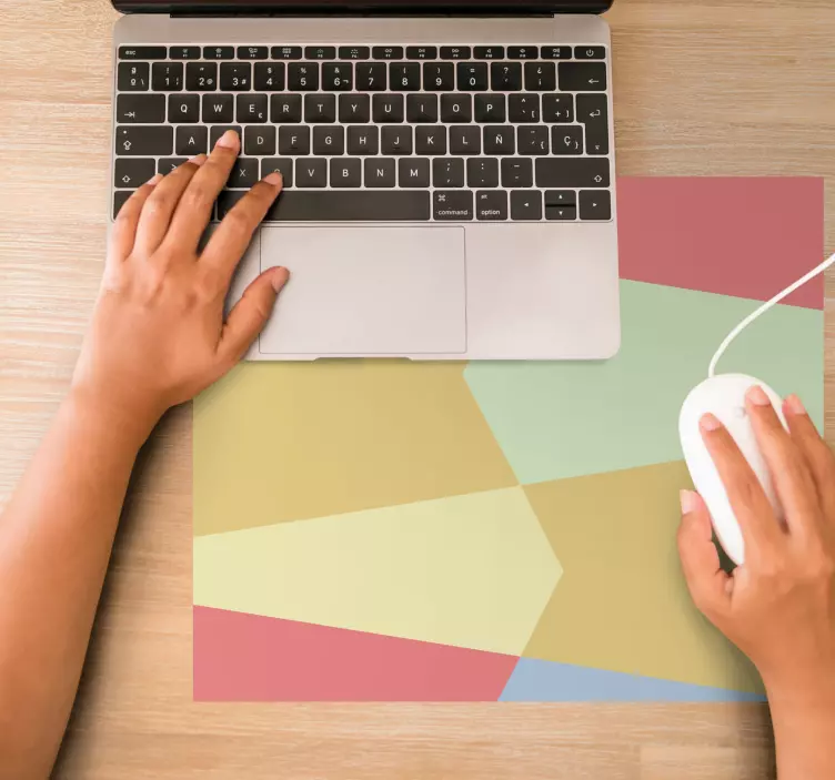 Patronen muismat abstract geometrische kleur - TenStickers