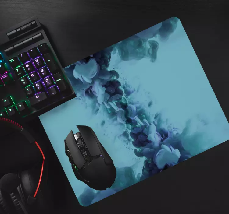 Patronen muismat abstract kleurrijke draaien - TenStickers