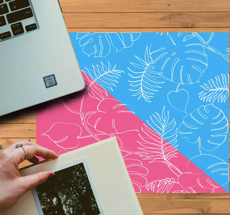 Patronen muismat bloembladpatroon - TenStickers