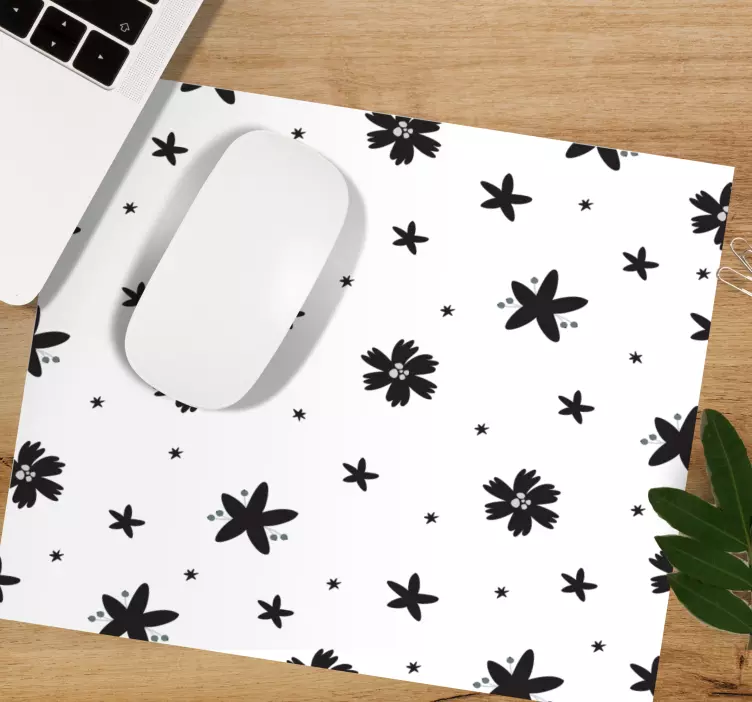 Patronen muismat botanische motief illustratie - TenStickers