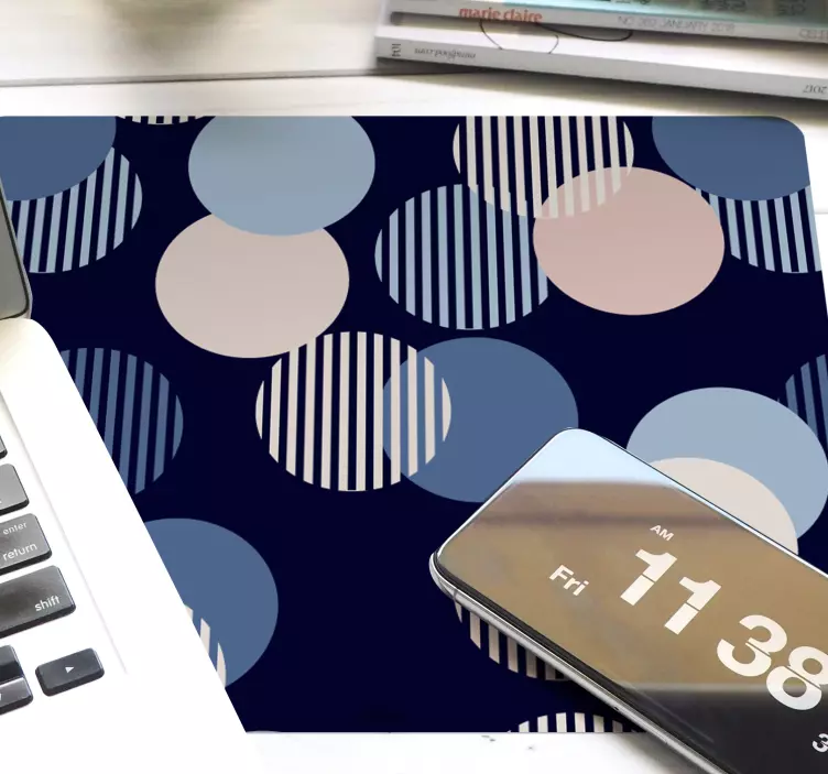 Patronen muismat circulaire geometrische vormen - TenStickers