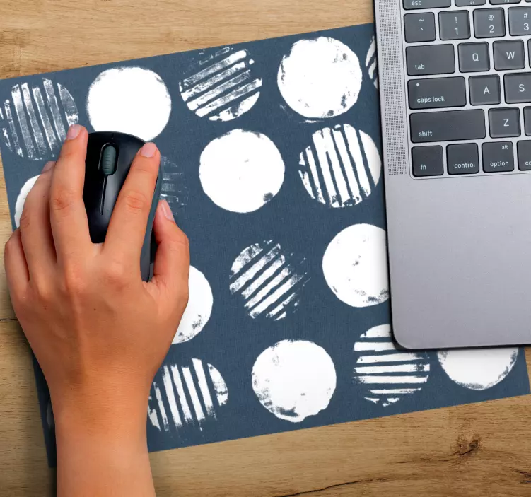 Patronen muismat circulaire patroon oppervlak - TenStickers