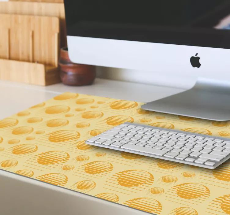 Patronen muismat circulaire textuurpatroon - TenStickers