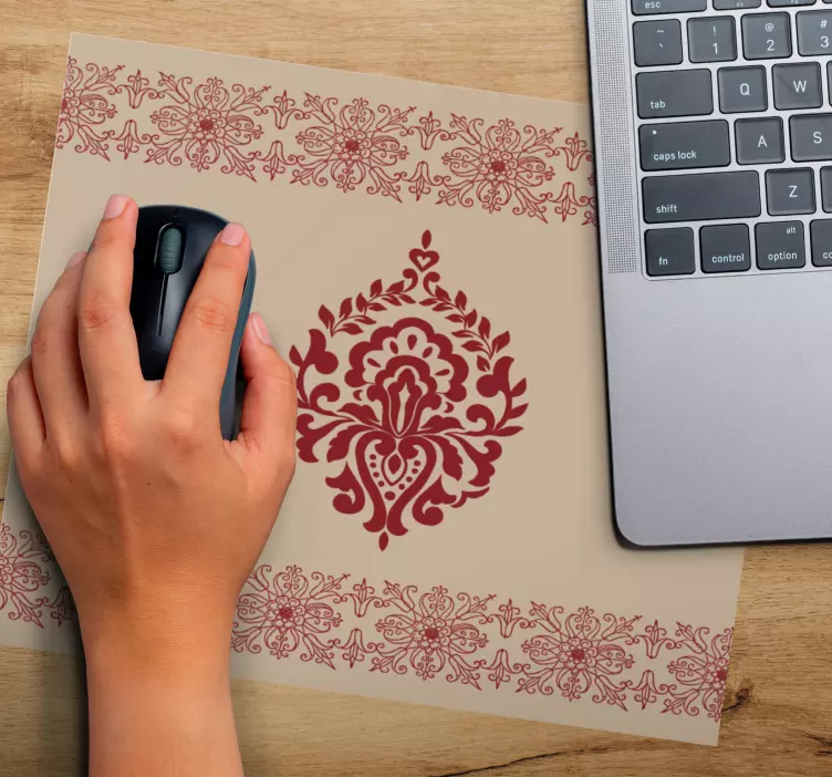 Patronen muismat elegant sierlijk motief - TenStickers