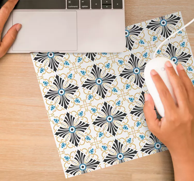 Patronen muismat elegante botanische inspiratie - TenStickers