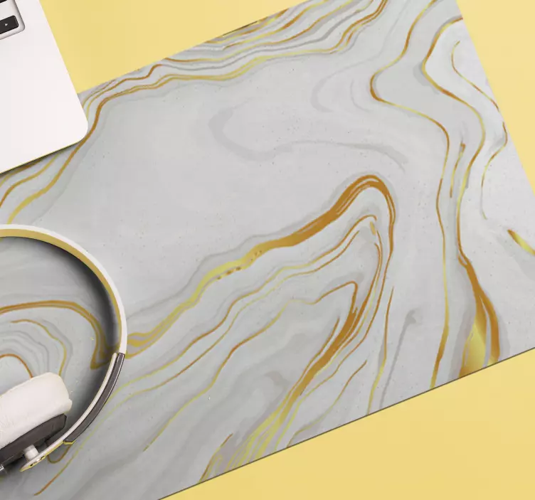 Patronen muismat elegante marmeren wervelingen - TenStickers