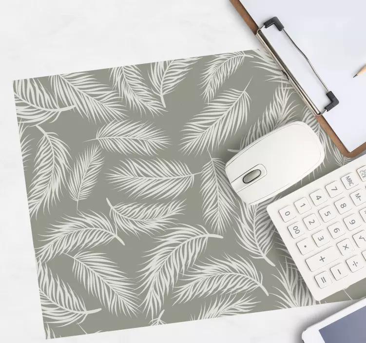 Patronen muismat geïnspireerd op loofwerk - TenStickers