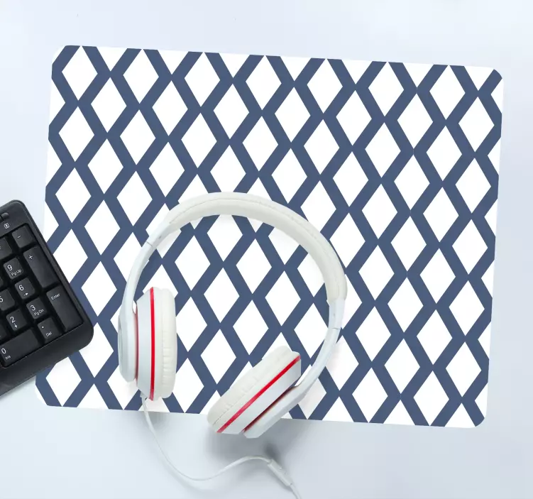 Patronen muismat geometrisch diamant motief - TenStickers