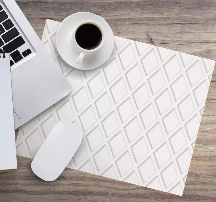 Patronen muismat geometrisch diamantpatroon - TenStickers