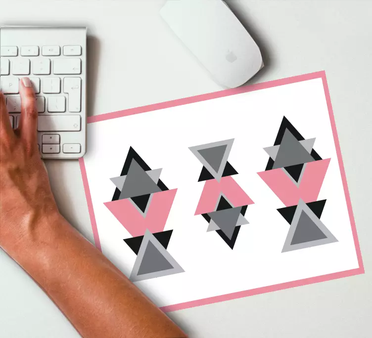 Patronen muismat geometrische array display - TenStickers