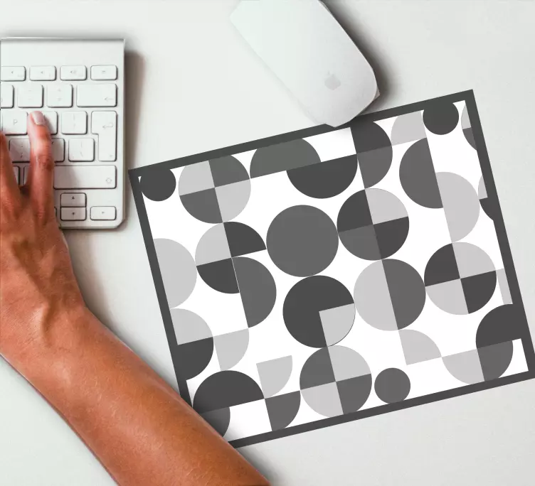 Patronen muismat geometrische cirkelindeling - TenStickers