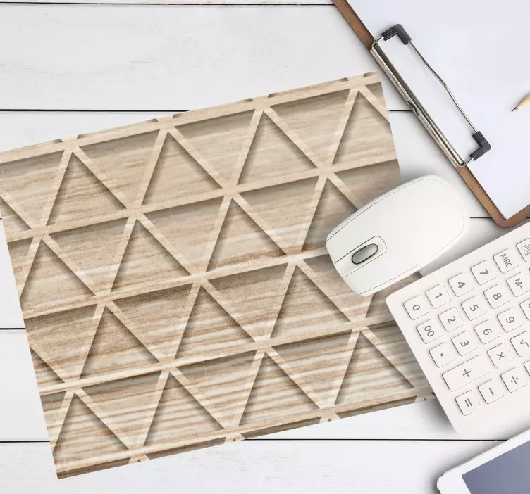 Patronen muismat geometrische driehoek textuur - TenStickers