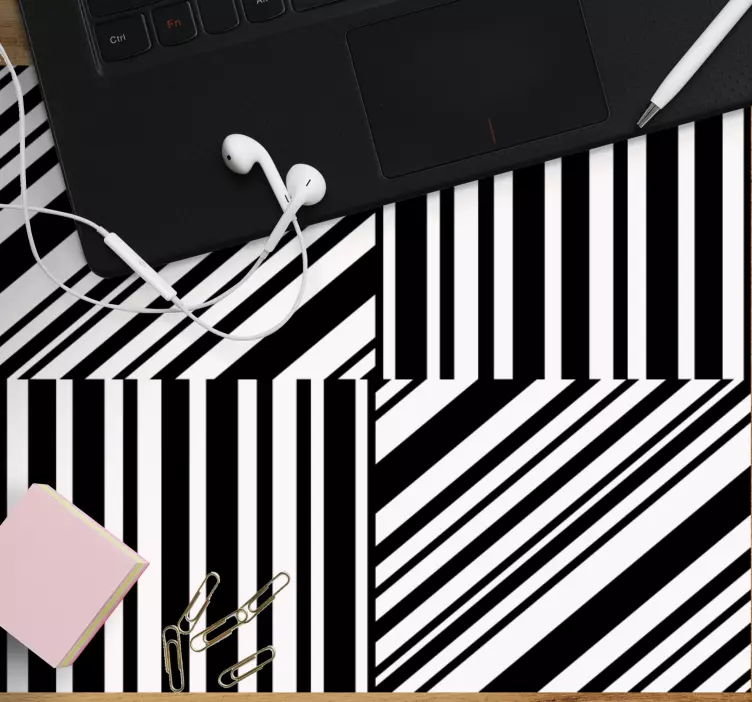 Patronen muismat geometrische gestreepte indeling - TenStickers