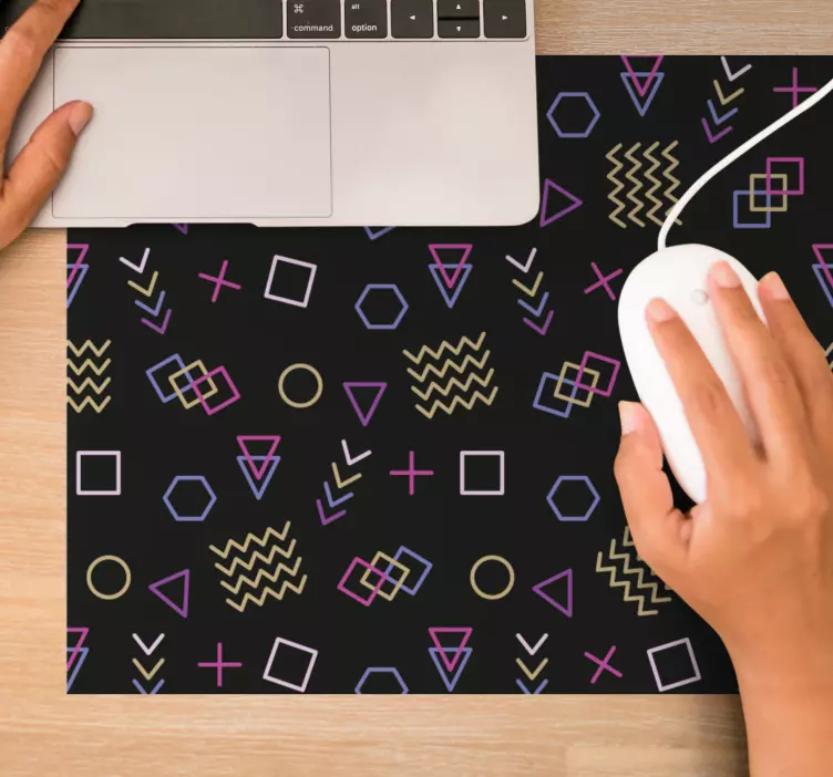 Patronen muismat geometrische kleuren vormen - TenStickers