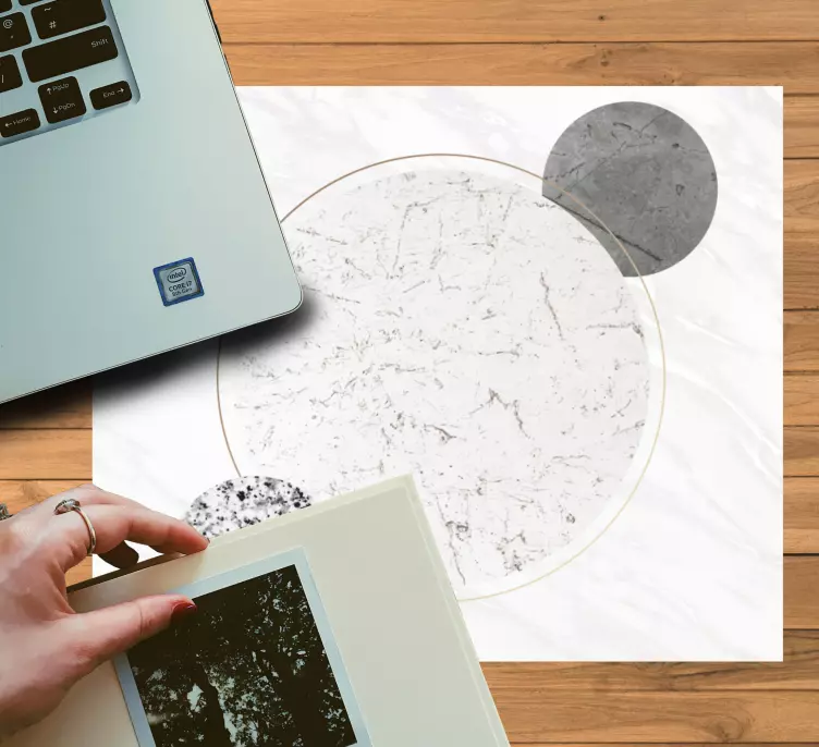 Patronen muismat geometrische ronde vormen - TenStickers