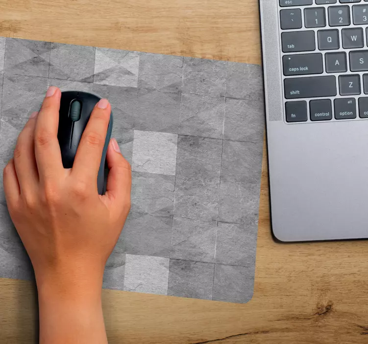 Patronen muismat geometrische tegelconfiguratie - TenStickers