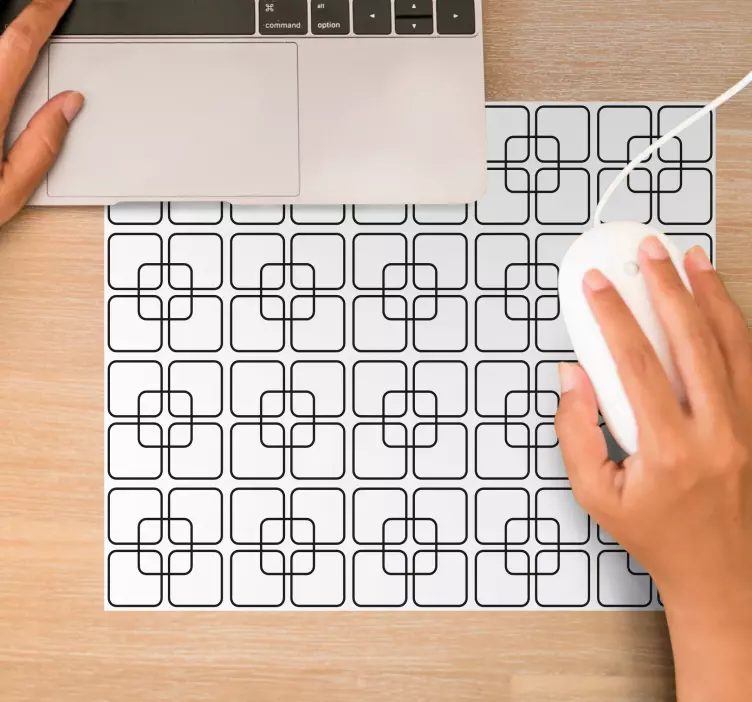 Patronen muismat geometrische vorm compositie - TenStickers