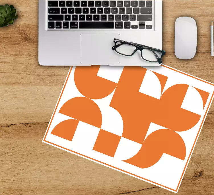 Patronen muismat geometrische vormindeling - TenStickers