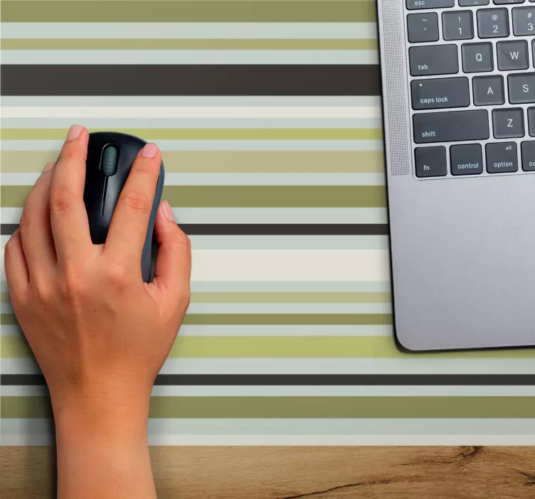 Patronen muismat gestreepte oppervlaktextuur - TenStickers