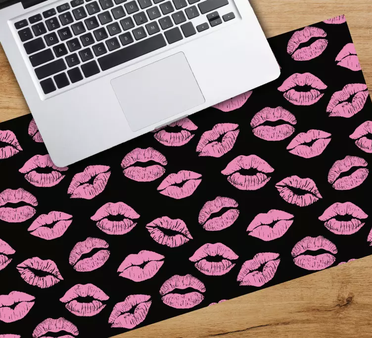 Patronen muismat kiss print patroon - TenStickers