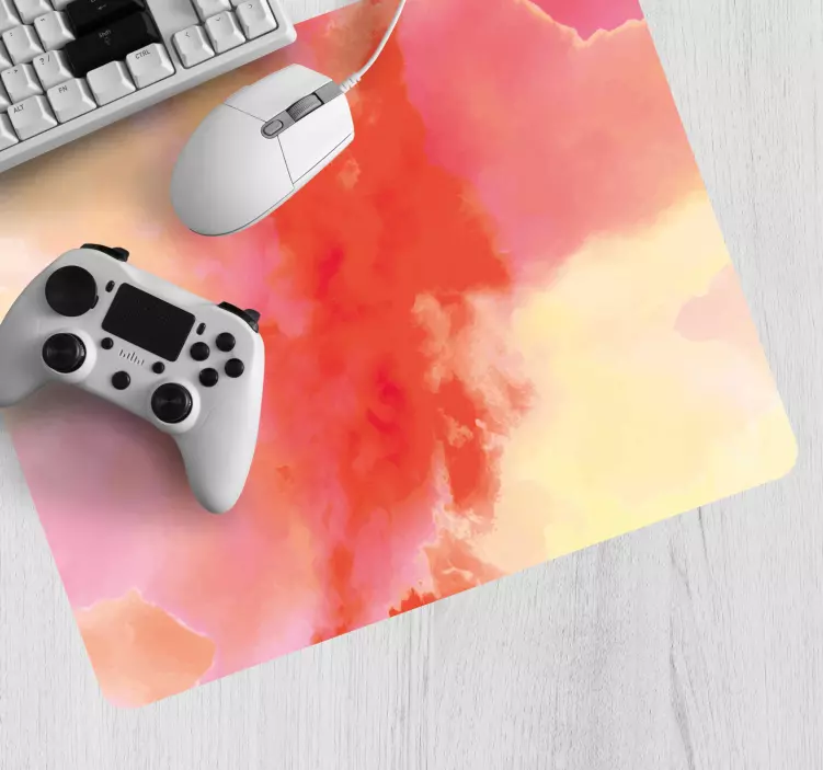 Patronen muismat kleurrijke abstracte draaing - TenStickers