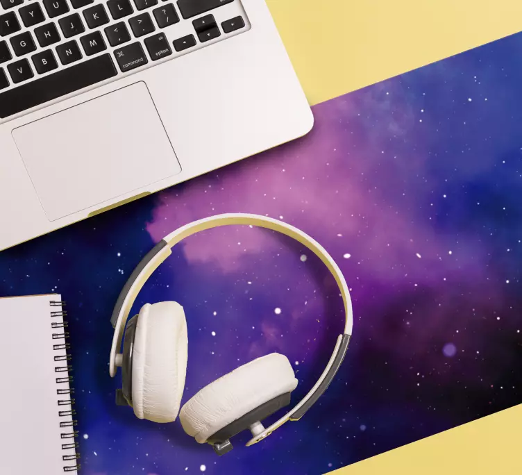 Patronen muismat kosmische nebula achtergrond - TenStickers