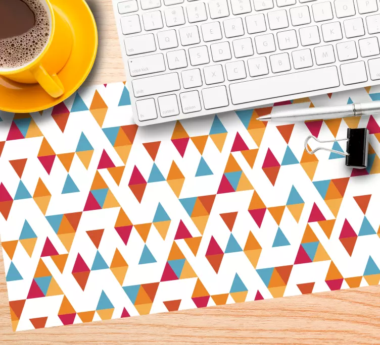 Patronen muismat levendige geometrische configuraties - TenStickers