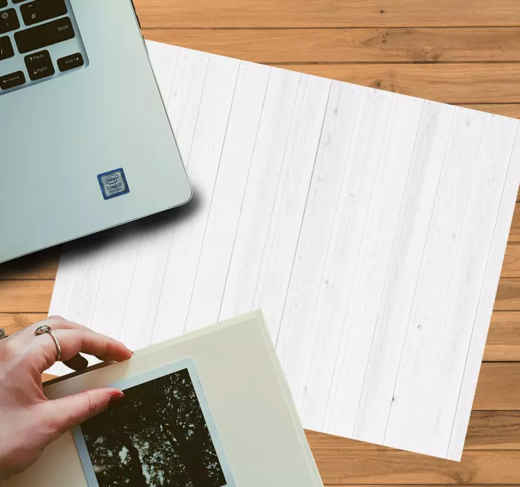 Patronen muismat minimalistische houtstructuur - TenStickers