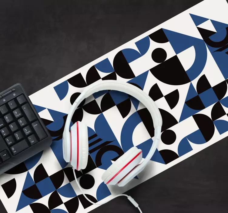 Patronen muismat niet-representatieve geometrische vormen - TenStickers