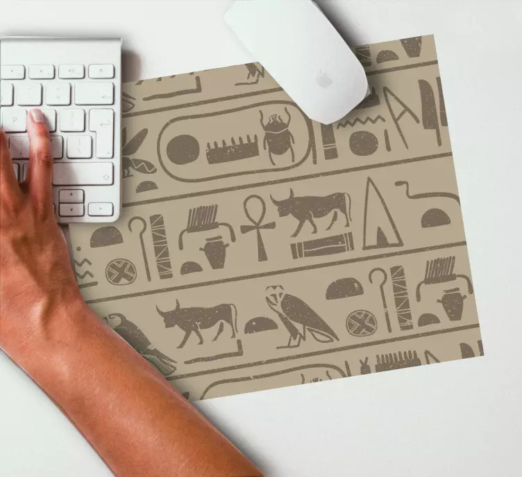 Patronen muismat oude symbolen collectie - TenStickers