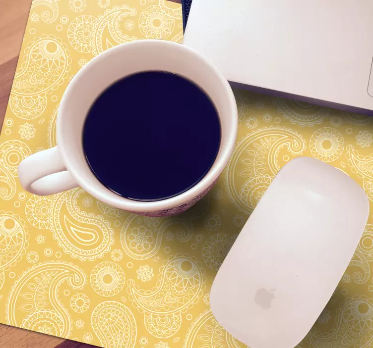 Patronen muismat paisley patroon motief - TenStickers