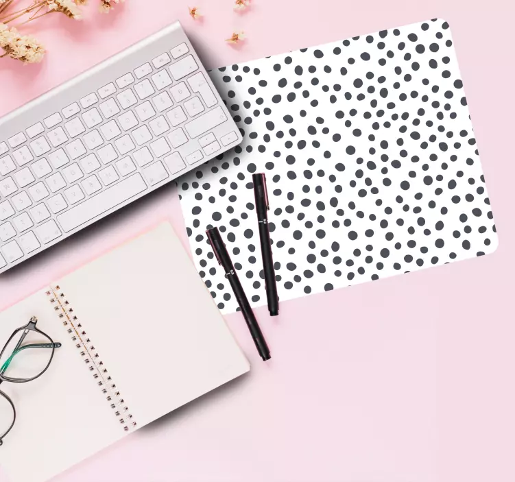 Patronen muismat speelse stippen - TenStickers