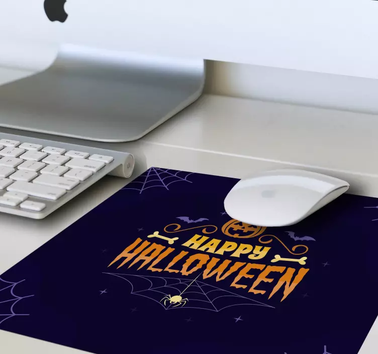 Patronen muismat spookachtig halloween thema - TenStickers