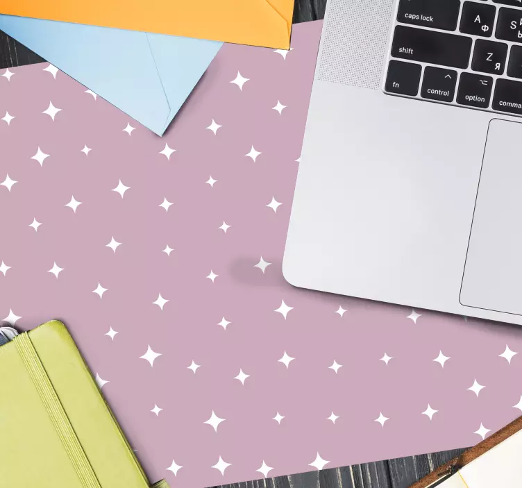 Patronen muismat sprankelend sterrenpatroon - TenStickers