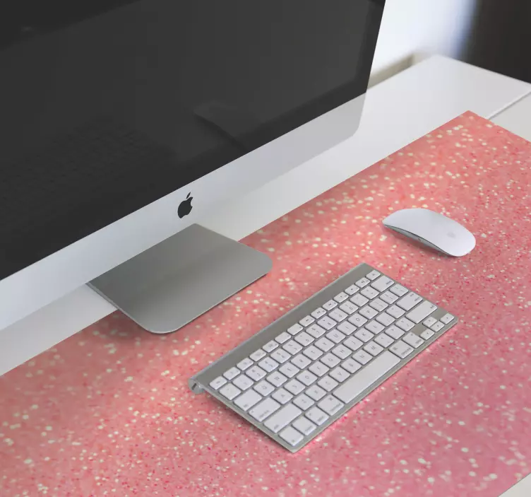 Patronen muismat sprankelende roze textuur - TenStickers