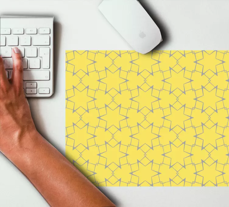 Patronen muismat sterrenpatroon verloop - TenStickers