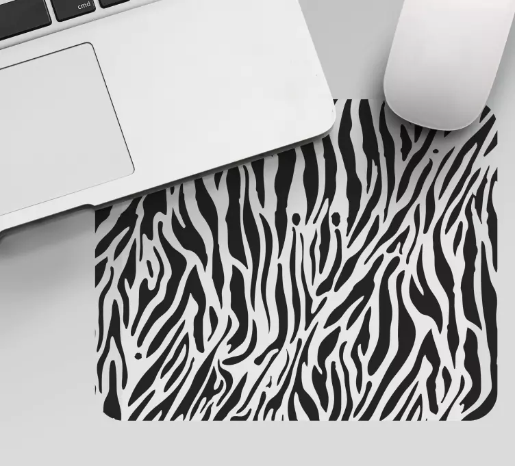 Patronen muismat stijlvolle zebra strepen - TenStickers
