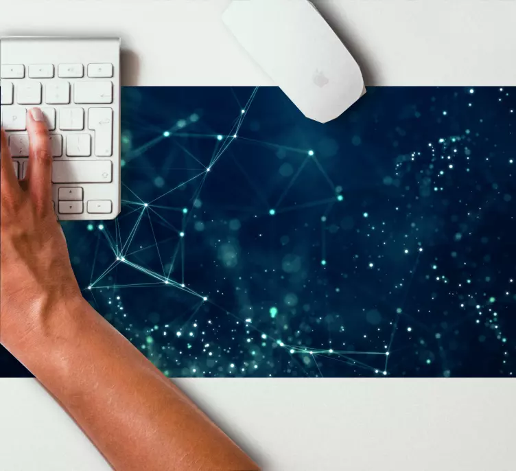 Patronen muismat tech geïnspireerd patroon - TenStickers