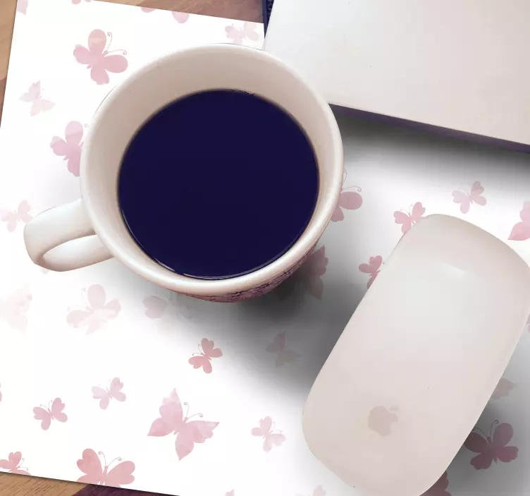 Patronen muismat vlinderpatroon motief - TenStickers