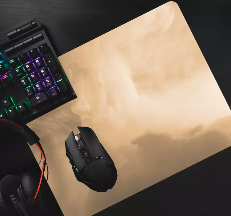 Patronen muismat zachte abstracte swirls - TenStickers